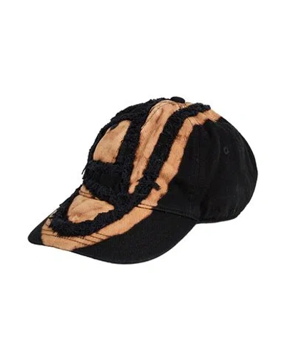 Diesel Man Hat Black Size Ii Cotton