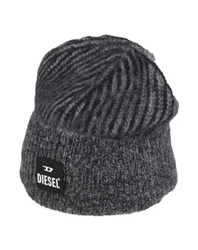 Diesel Man Hat Yellow Size Onesize Mohair Wool, Nylon, Wool