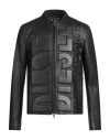 Diesel Man Jacket Black Size 44 Lambskin