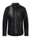 Diesel Man Jacket Steel Grey Size 34 Sheepskin In Grey