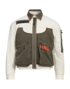 Diesel Man Jacket Off White Size Xs Nylon, Polyester In Off White