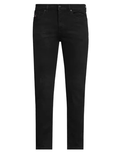 Diesel Man Jeans Black Size 31w-32l Cotton, Elastane