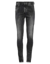 Diesel Man Jeans Black Size 31w-32l Cotton, Polyester, Elastane In Black