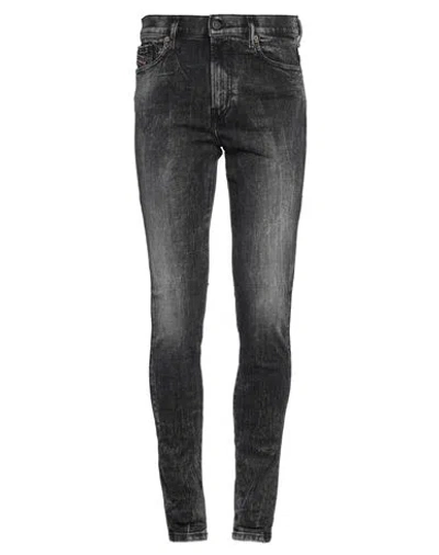 Diesel Man Jeans Black Size 31w-32l Cotton, Polyester, Elastane