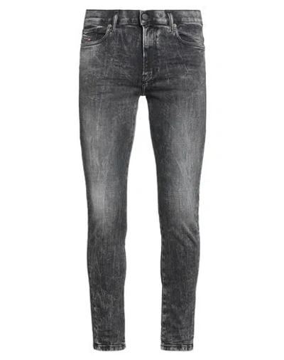 Diesel Man Jeans Black Size 32w-30l Cotton, Polyester, Elastane