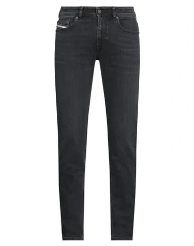 Diesel Man Jeans Black Size 32w-32l Cotton, Elastane