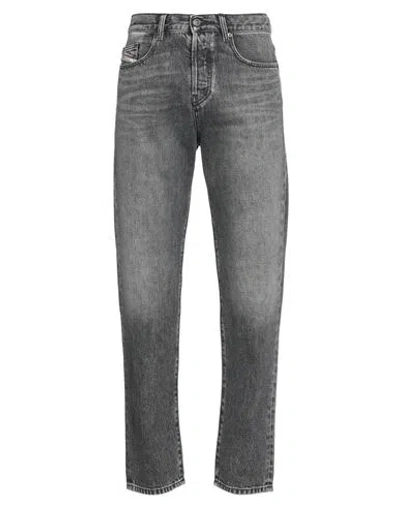 Diesel Man Jeans Black Size 32w-32l Cotton, Hemp