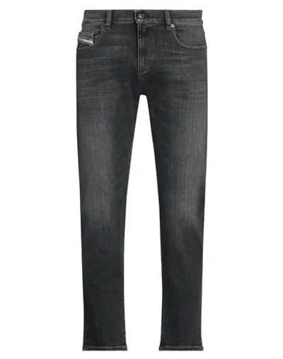 Diesel Man Jeans Black Size 33w-30l Cotton, Elastane
