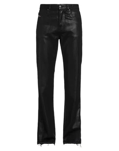 Diesel Man Jeans Black Size 33w-32l Cotton, Lyocell