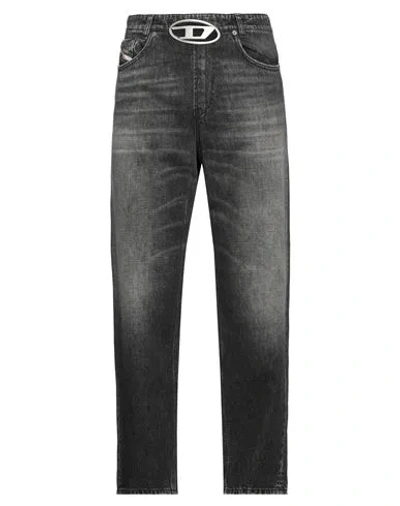 Diesel Man Jeans Black Size 34 Cotton, Hemp