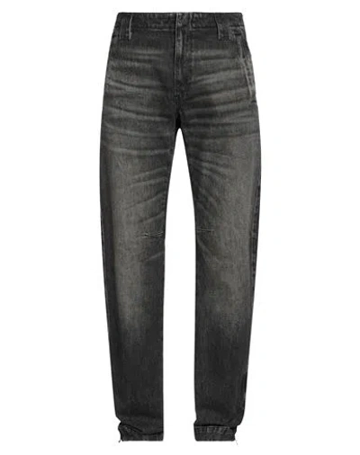 Diesel Man Jeans Black Size 34 Cotton, Hemp In Multi