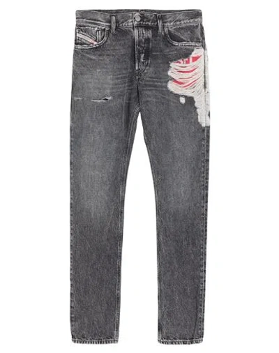 Diesel Man Jeans Black Size 34 Cotton, Hemp