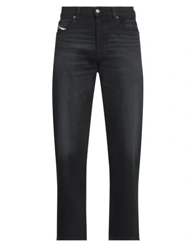 Diesel Man Jeans Black Size 34w-30l Cotton, Elastane