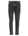 Diesel Man Jeans Black Size 34w-30l Cotton, Elastane In Black