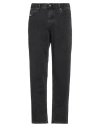 Diesel Man Jeans Black Size 34w-30l Cotton, Lyocell In Black