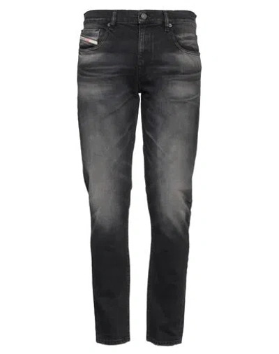 Diesel Man Jeans Black Size 34w-30l Cotton, Lyocell, Elastane
