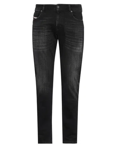 Diesel Man Jeans Black Size 34w-30l Cotton, Polyacrylic, Elastane
