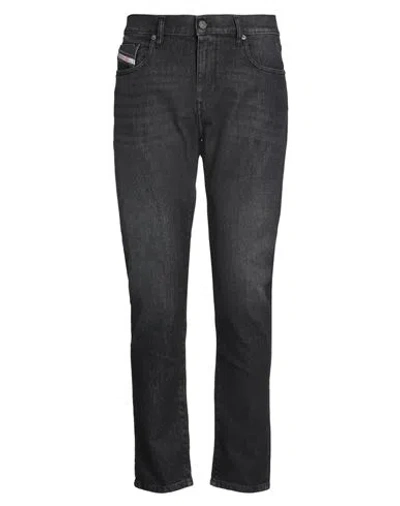 Diesel Man Jeans Black Size 34w-30l Cotton, Polyester, Elastane