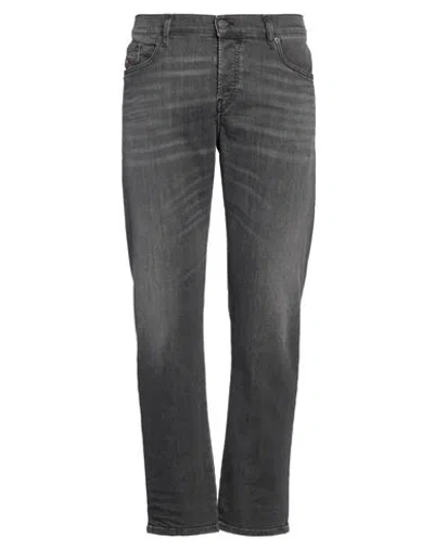 Diesel Man Jeans Black Size 34w-30l Cotton, Polyester, Rayon, Elastane
