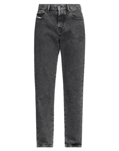 Diesel Man Denim Pants Black Size 28w-32l Cotton