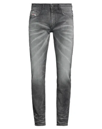 Diesel Man Jeans Black Size 34w-32l Cotton, Elastane