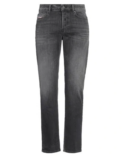Diesel Man Jeans Black Size 31w-32l Cotton, Elastane
