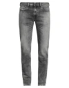 Diesel Man Jeans Grey Size 27w-32l Cotton, Elastomultiester, Elastane