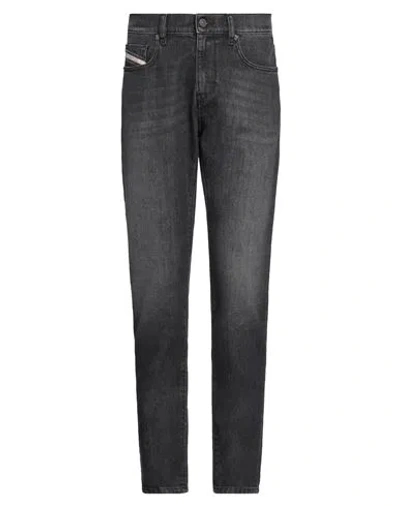 Diesel Man Jeans Black Size 34w-32l Cotton, Polyester, Elastane