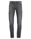 Diesel Man Jeans Black Size 34w-32l Cotton, Polyester, Elastane In Black