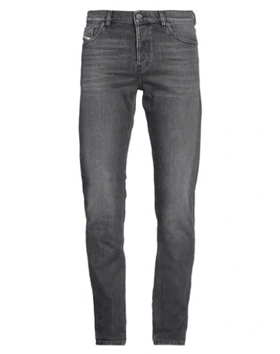 Diesel Man Jeans Black Size 34w-32l Cotton, Polyester, Elastane