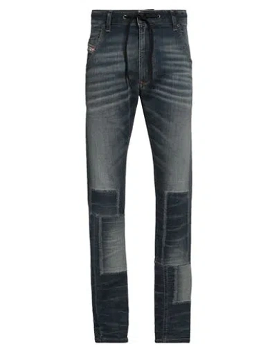 Diesel Man Jeans Blue Size 28w-32l Cotton, Polyester, Elastane