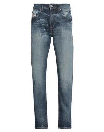 Diesel Man Jeans Blue Size 29w-30l Cotton, Elastane