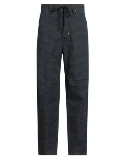 Diesel Man Jeans Blue Size 29w-32l Cotton, Elastane In Black
