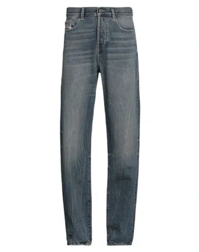Diesel Man Jeans Blue Size 29w-34l Cotton, Elastane