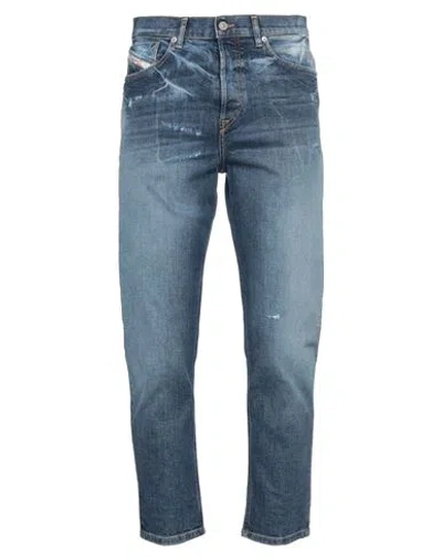 Diesel Man Jeans Blue Size 30w-30l Cotton, Elastane