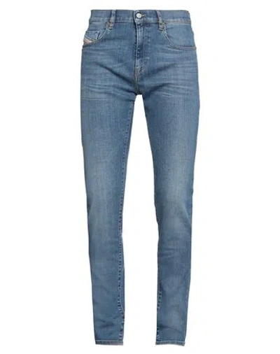 Diesel Man Jeans Blue Size 32w-32l Cotton, Elastane
