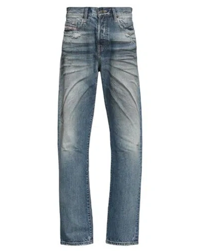 Diesel Man Jeans Blue Size 32w-32l Cotton, Hemp