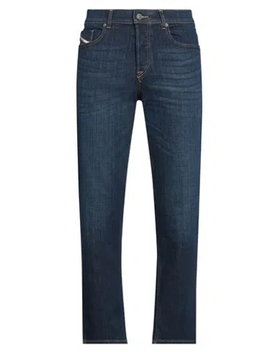 Diesel Man Jeans Blue Size 33w-30l Cotton, Elastane