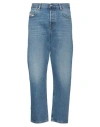 Diesel Man Jeans Blue Size 33w-30l Cotton, Polyester In Blue