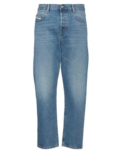 Diesel Man Jeans Blue Size 33w-30l Cotton, Polyester