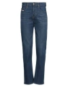 Diesel Man Jeans Blue Size 32w-32l Cotton, Elastane In Blue