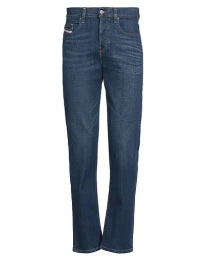 Diesel Man Jeans Blue Size 32w-32l Cotton, Elastane