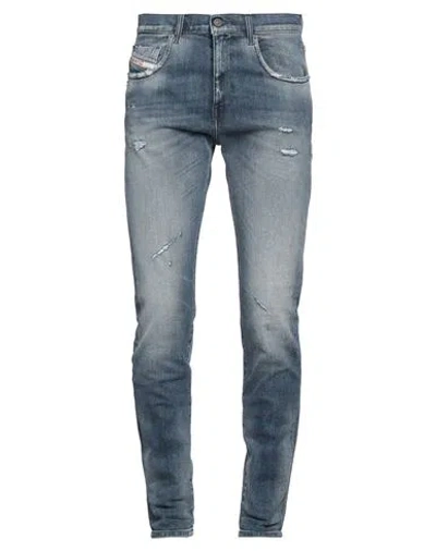 Diesel Man Jeans Blue Size 33w-32l Cotton, Elastane
