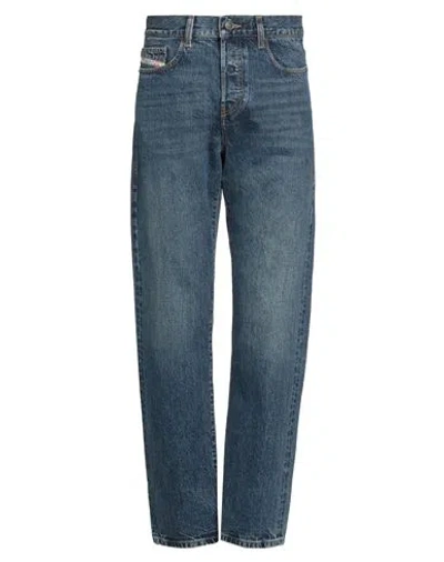 Diesel Man Jeans Blue Size 33w-32l Cotton, Hemp