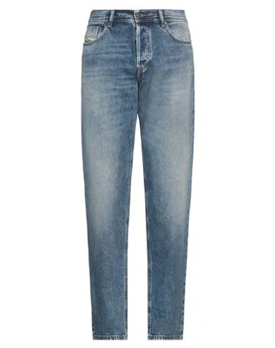 Diesel Man Jeans Blue Size 33w-32l Cotton, Lyocell