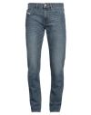 Diesel Man Jeans Blue Size 33w-32l Cotton, Polyester, Elastane In Blue