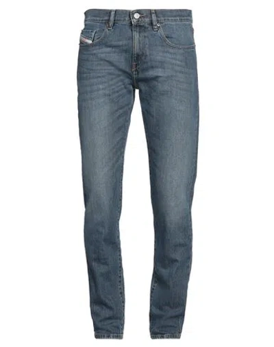 Diesel Man Jeans Blue Size 33w-32l Cotton, Polyester, Elastane