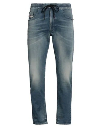 Diesel Man Jeans Blue Size 34 Cotton, Elastane