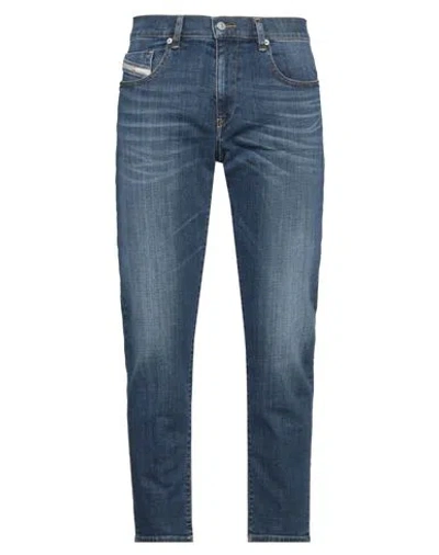 Diesel Man Jeans Blue Size 34w-30l Cotton, Elastane