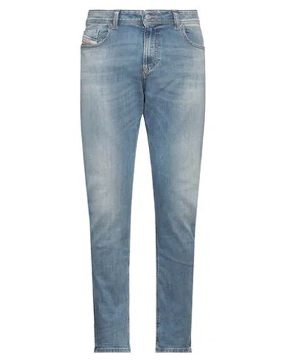 Diesel Man Jeans Blue Size 34w-30l Cotton, Elastane